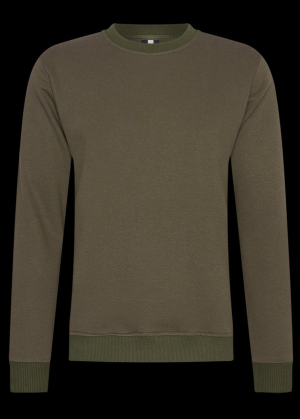 Donkergroen sweatshirt
